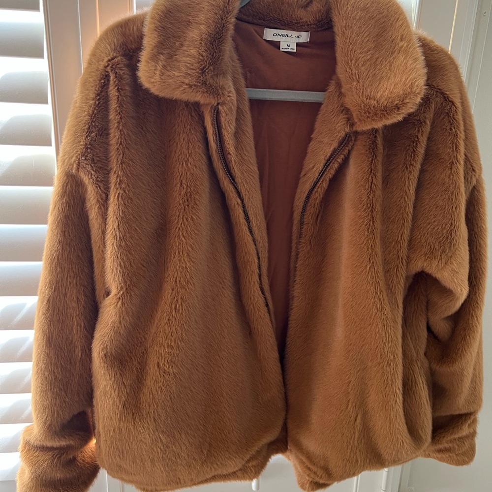 O’Neill Women's Faux Fur Jacket - Brown